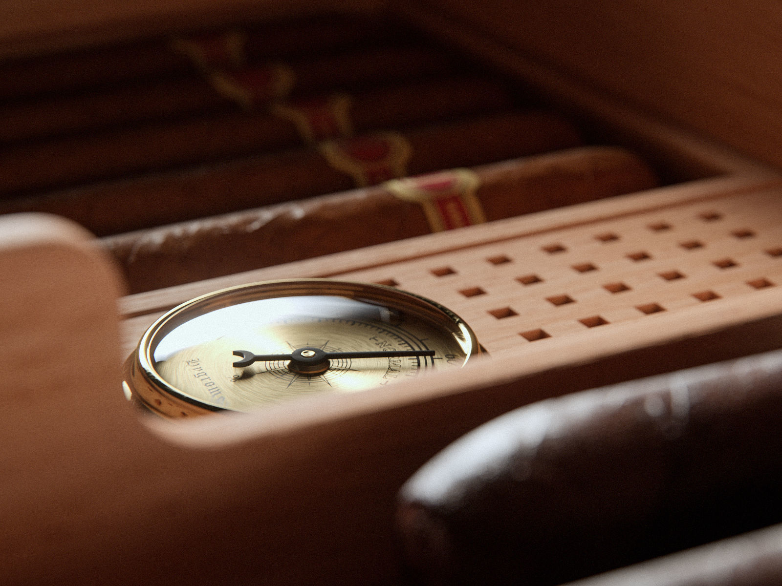 Humidor filled with cigars 3D model_7