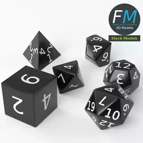 RPG dice set