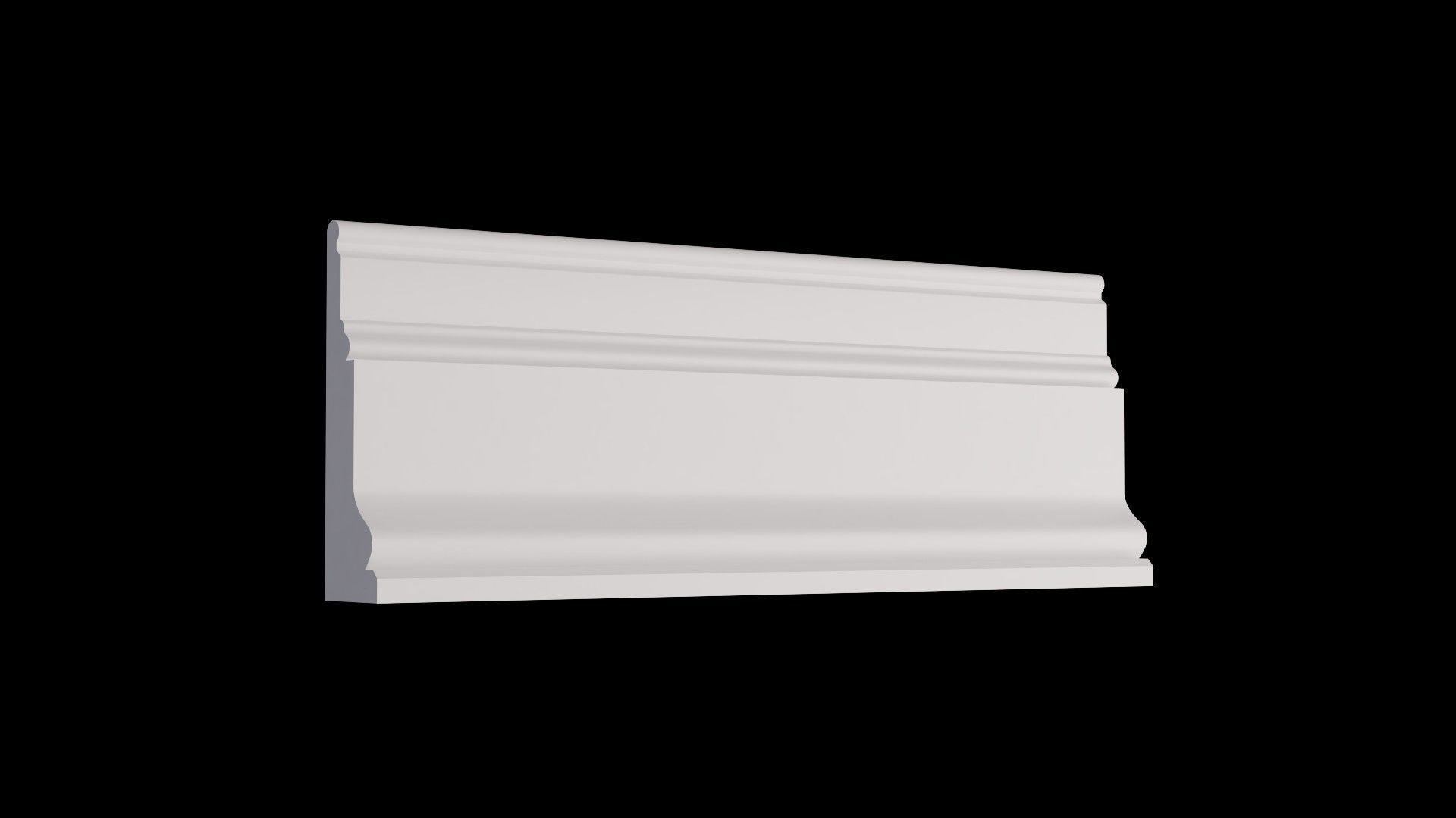 Architectural Moldings and Casings Collection - 27 Mouldings Low-poly 3D model_24