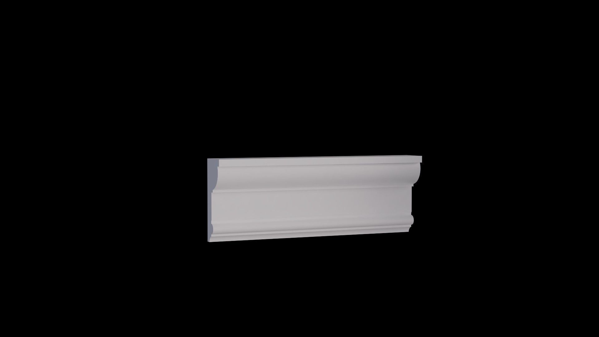 Architectural Moldings and Casings Collection - 27 Mouldings Low-poly 3D model_3