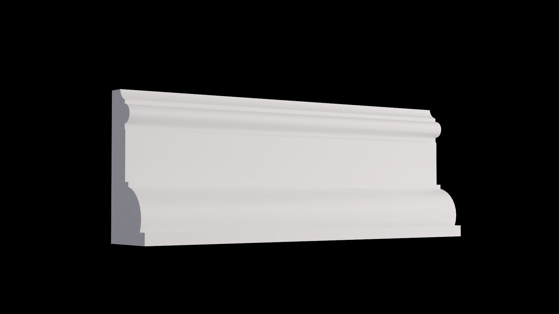 Architectural Moldings and Casings Collection - 27 Mouldings Low-poly 3D model_27