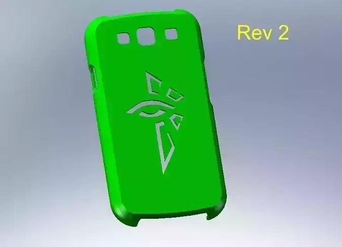 Galaxy s3 phone cover with Ingress Enlightened Logo
