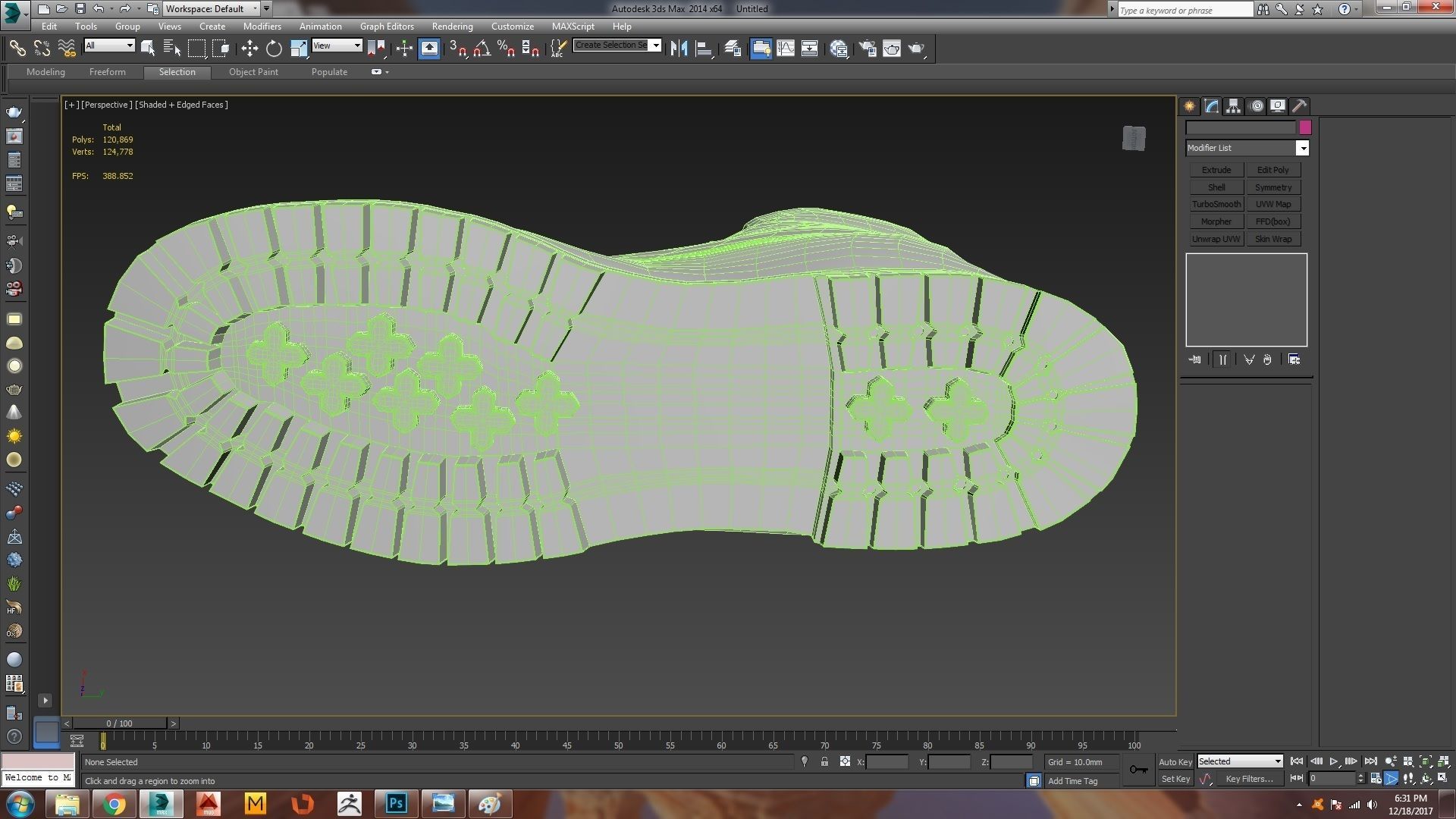 timberland boot 3D model_8
