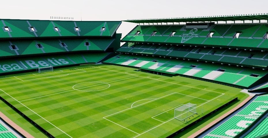 Estadio Benito Villamarin - Real Betis Sevilla Low-poly 3D model_1