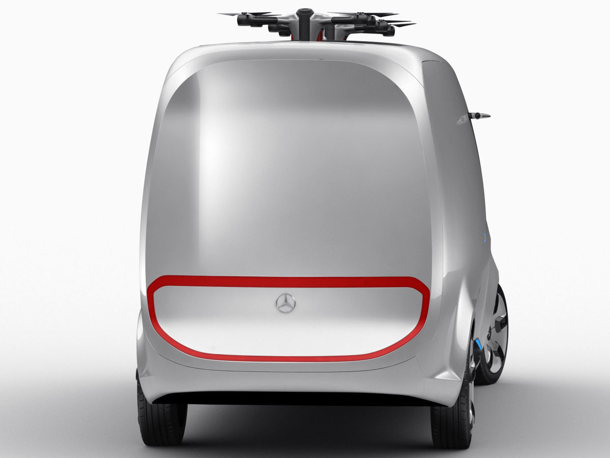Mercedes Vision Van Concept 3D model_10