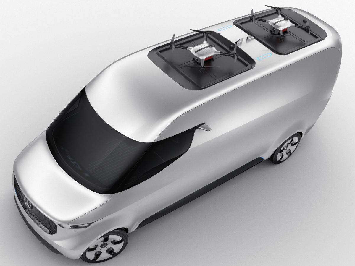 Mercedes Vision Van Concept 3D model_5