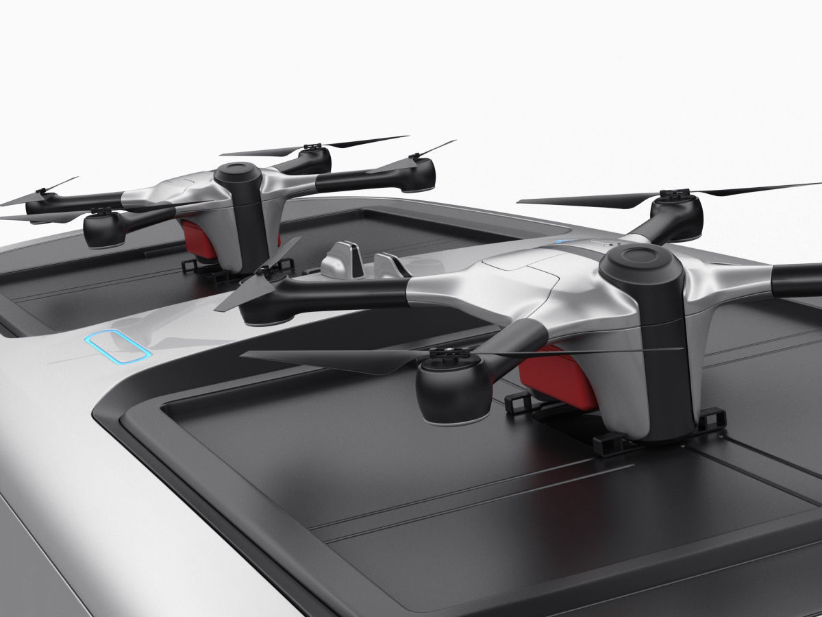 Mercedes Vision Van Concept 3D model_13