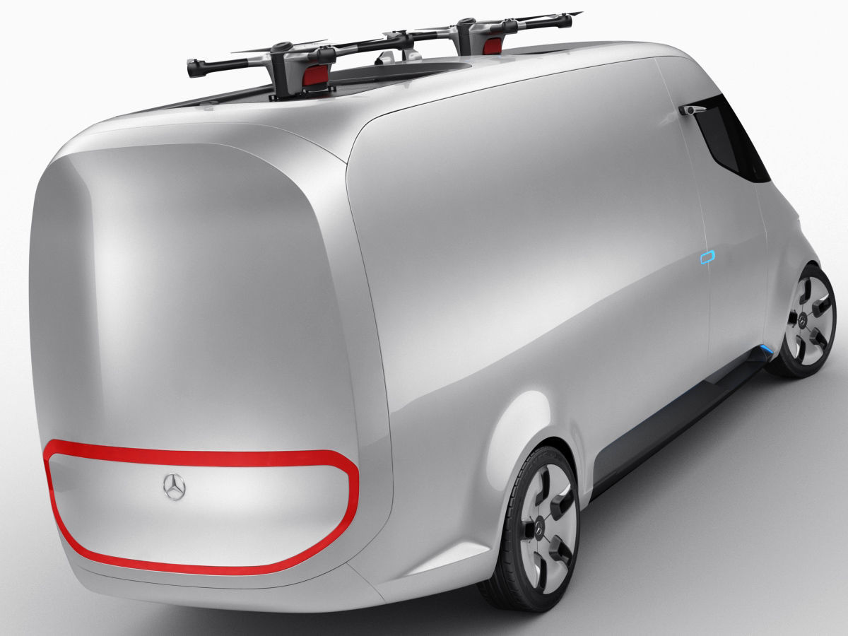 Mercedes Vision Van Concept 3D model_1
