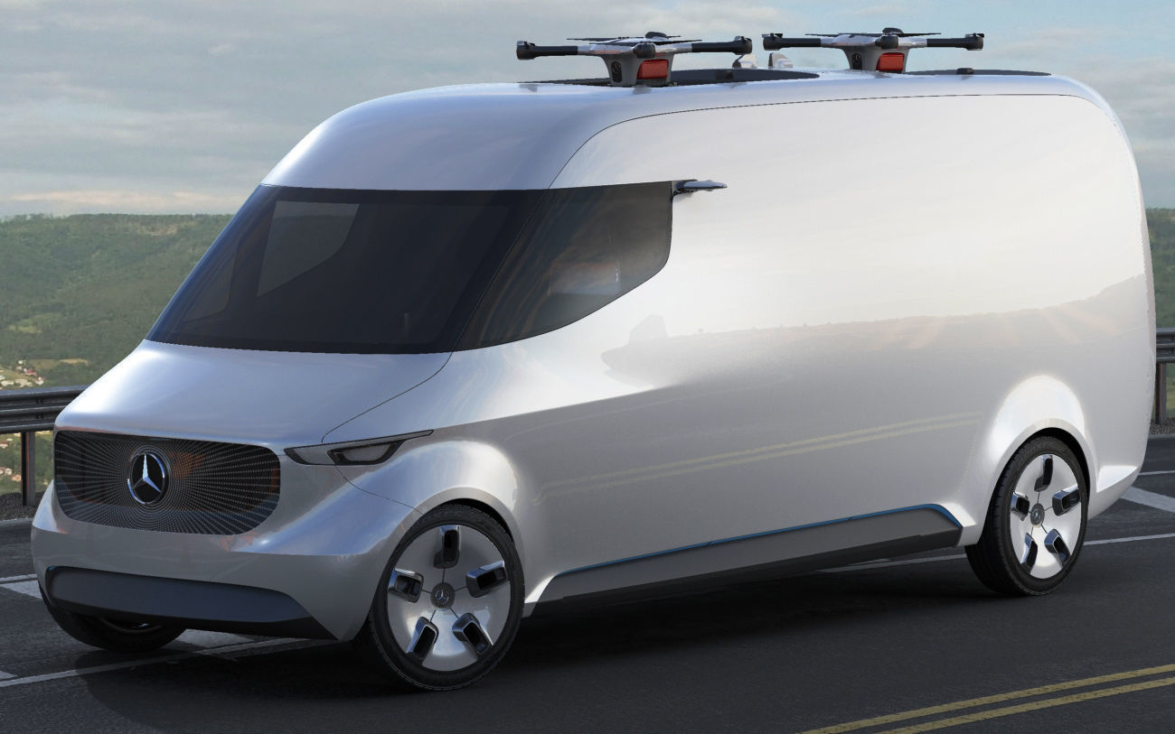Mercedes Vision Van Concept 3D model_15