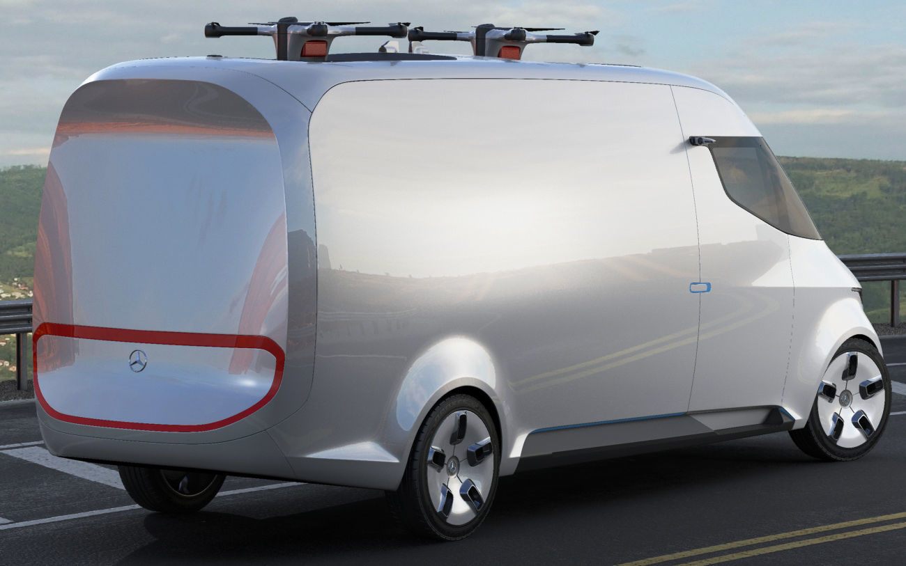 Mercedes Vision Van Concept 3D model_16
