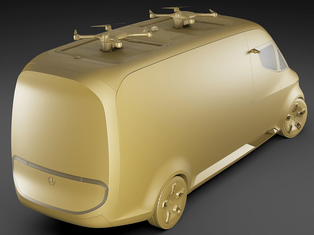 Mercedes Vision Van Concept 3D model_18