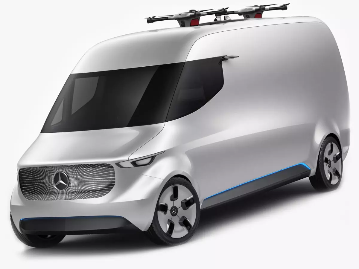 Mercedes Vision Van Concept 3D model_0