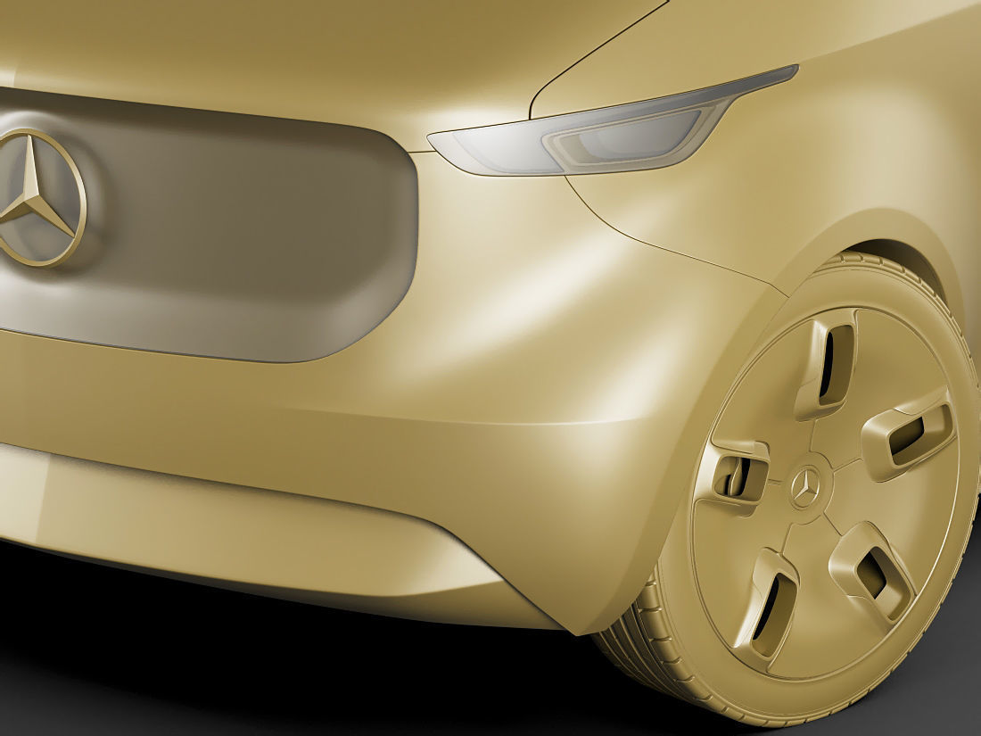 Mercedes Vision Van Concept 3D model_19