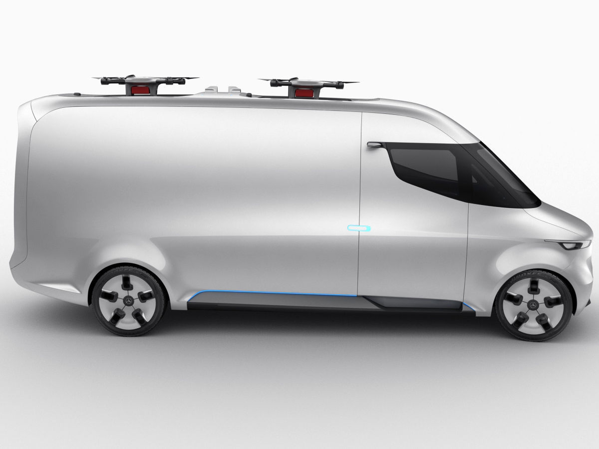 Mercedes Vision Van Concept 3D model_2