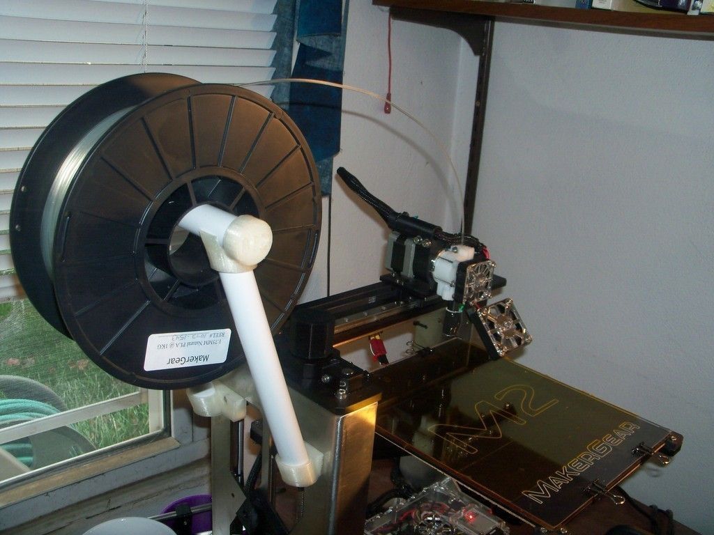 MakerGear M2 Printer Spool Holder Free 3D print model_5