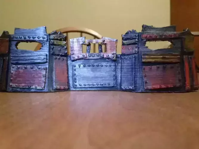 Space Goblin Scrapyard Barricade - Large 4