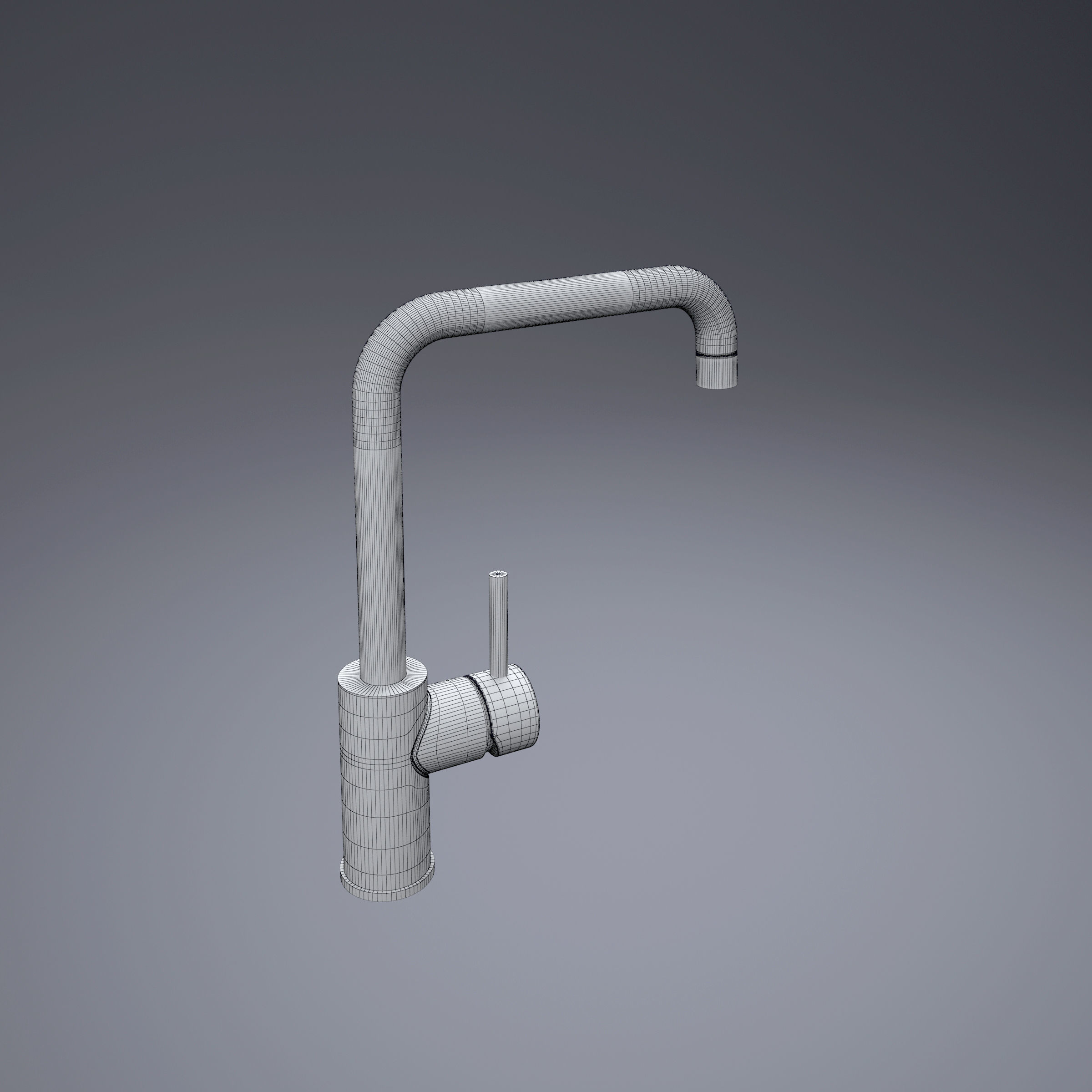 kitchen faucet SCHOCK FONOS Free 3D model_5