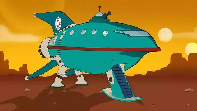 Planet Express Ship Free 3D model