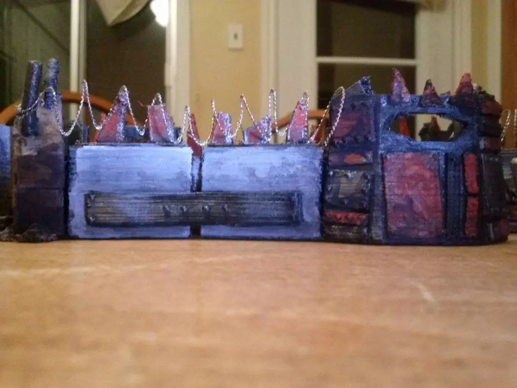 Space Goblin Scrapyard Barricade - Large 1 Free 3D print model