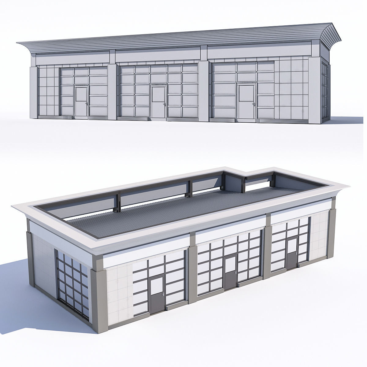 Stop a stall  3D model_2