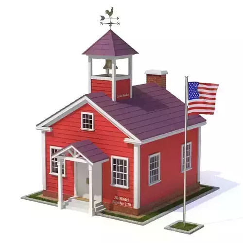 School House 3D model