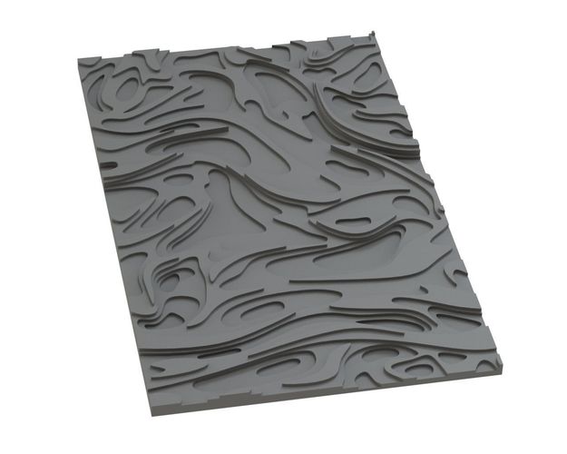 Modern 3D Wall Panel 3D print model