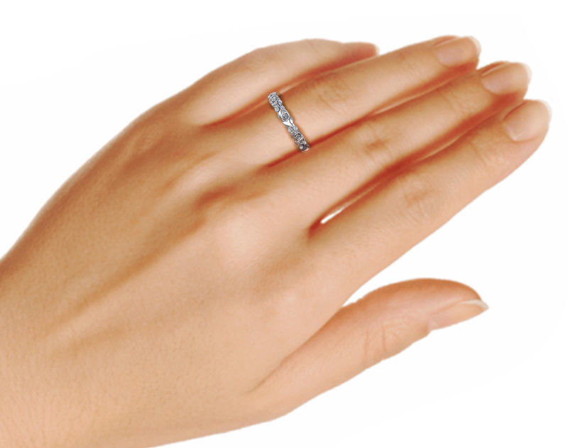 Leaves Nature Ring design 3d model  3D print model_8