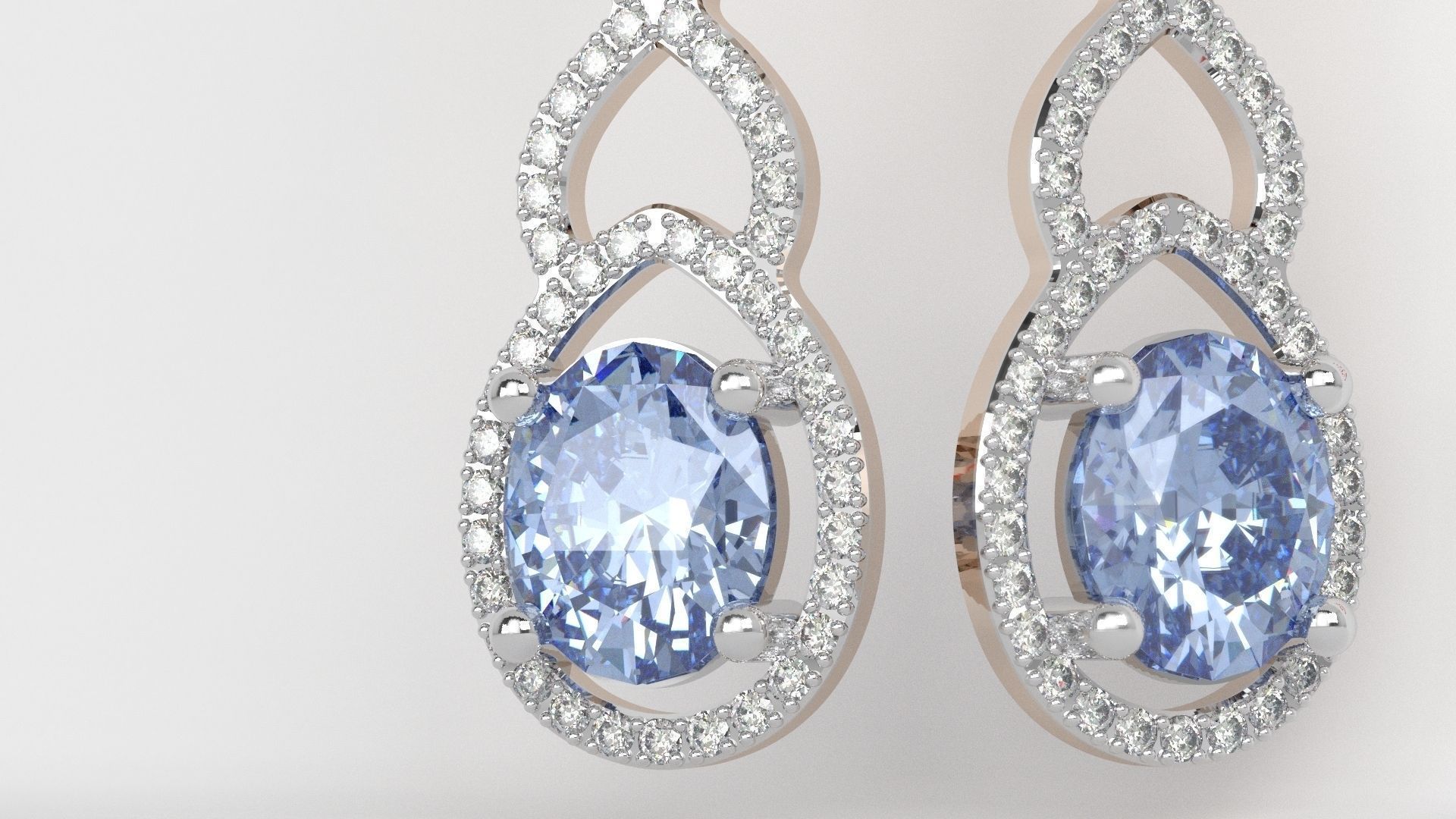 Earrings  3D print model_4