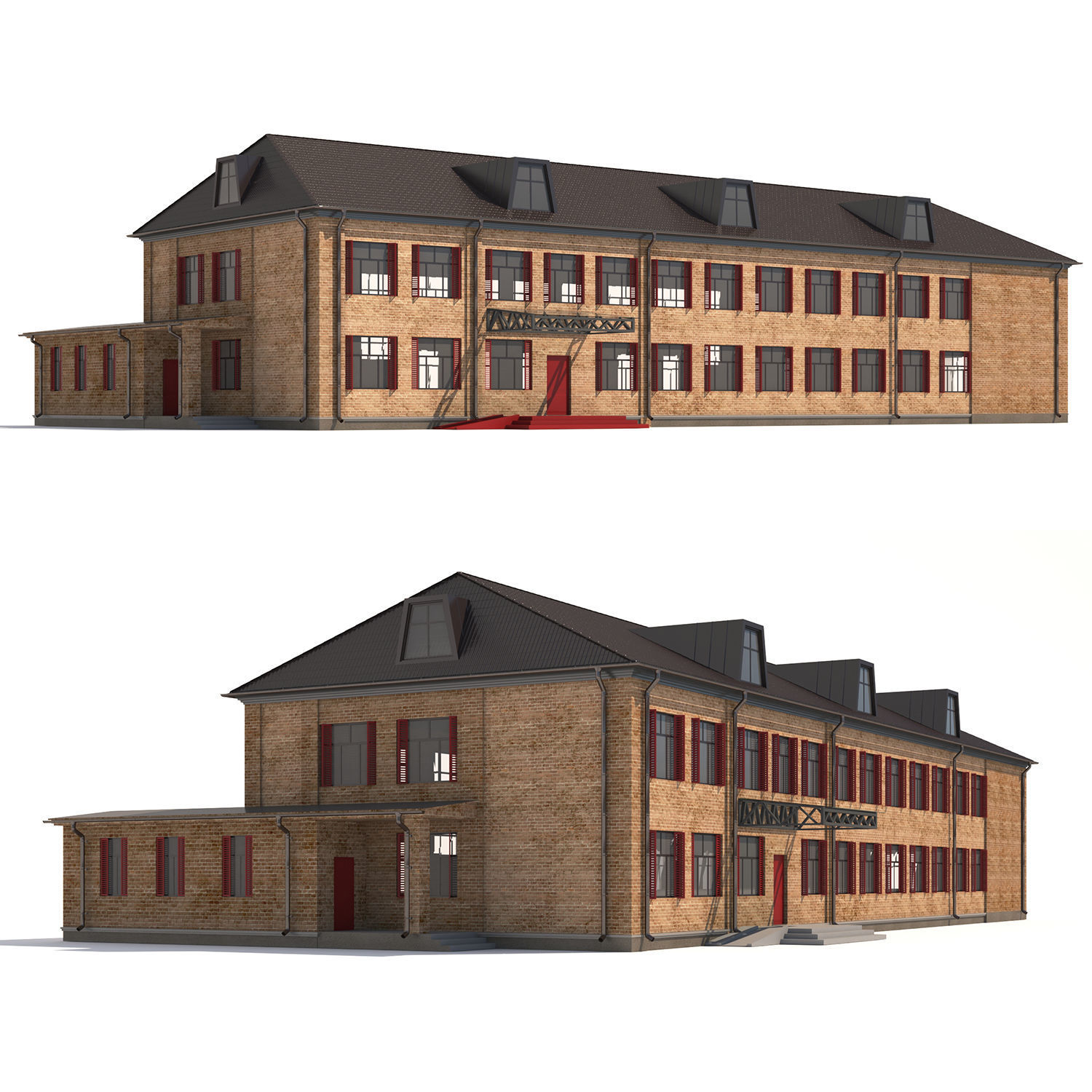 Public building 3D model_1