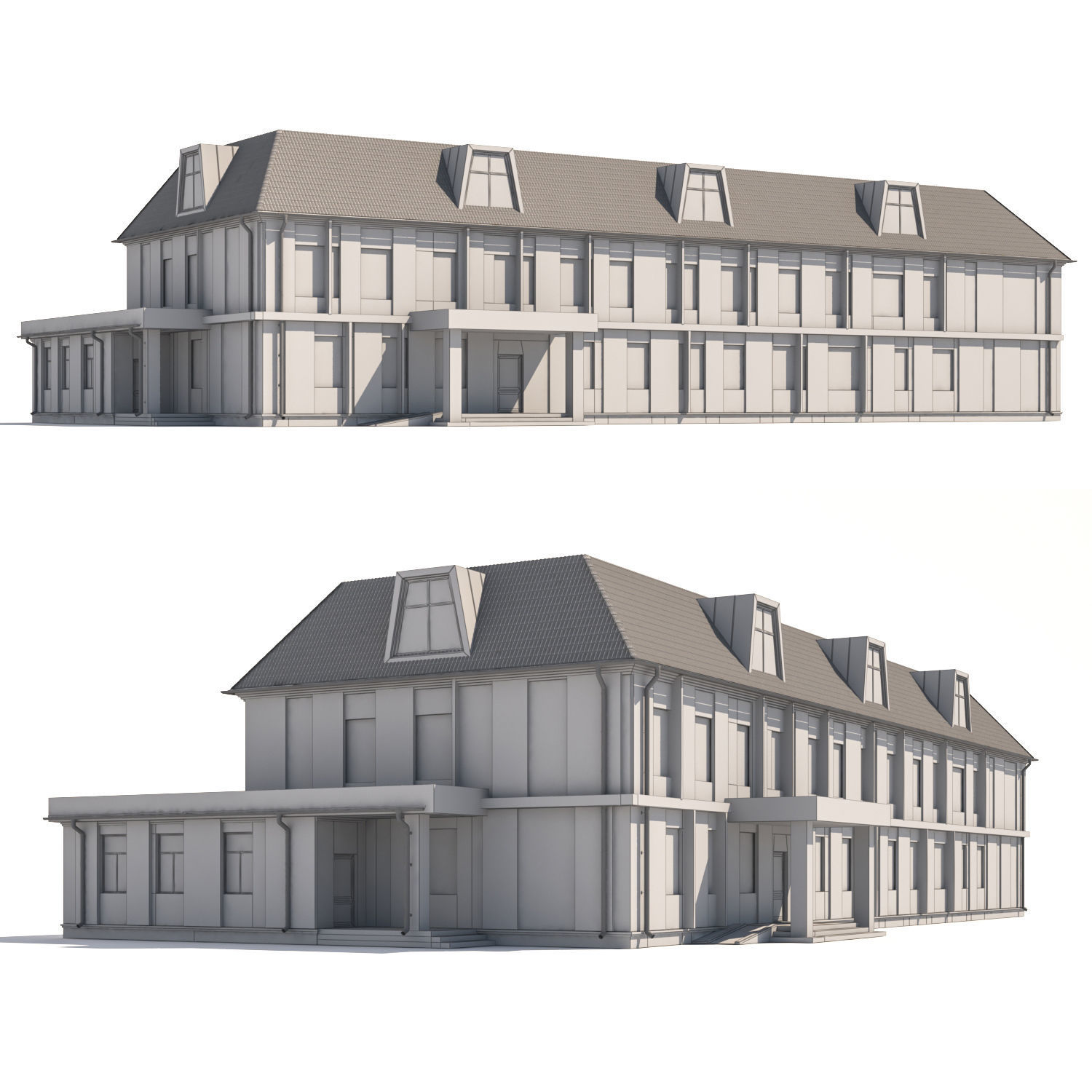 Public building 3D model_2