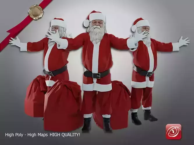 Santa Claus Male ACC 51 60 002 3D model