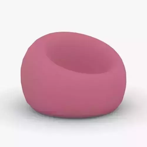 1038 - Ottoman Low-poly 3D model