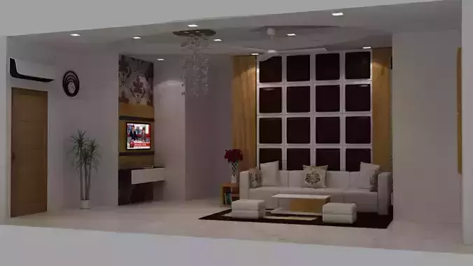 home lobby 3D model