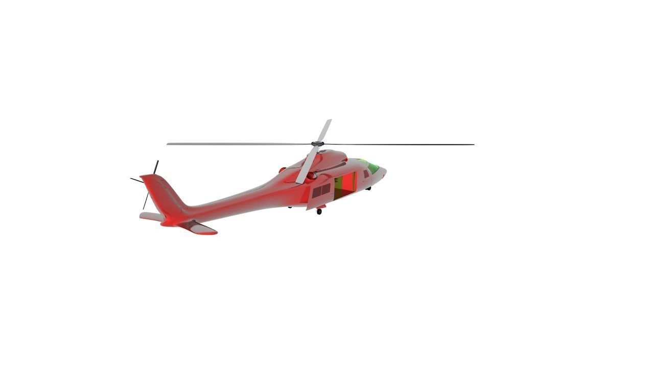 Helicopter v1 Free 3D model_7