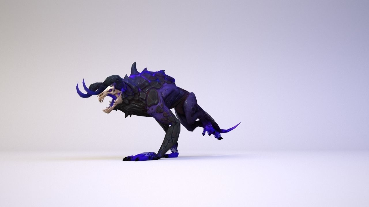 Shatug and Fharg Low-poly 3D model_5