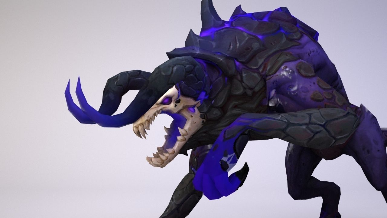 Shatug and Fharg Low-poly 3D model_3