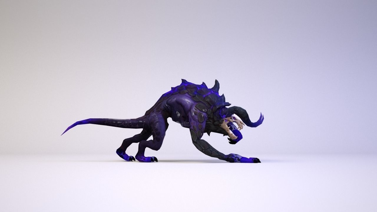 Shatug and Fharg Low-poly 3D model_4