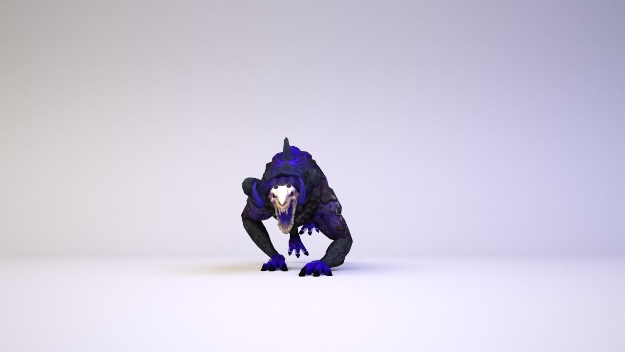 Shatug and Fharg Low-poly 3D model_9