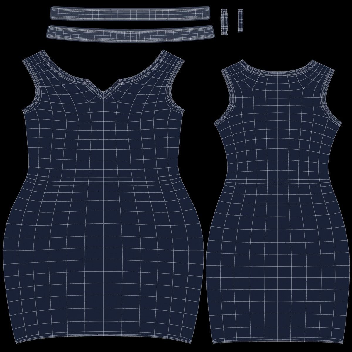 Cartoon Family Rigged V1 3D model_17