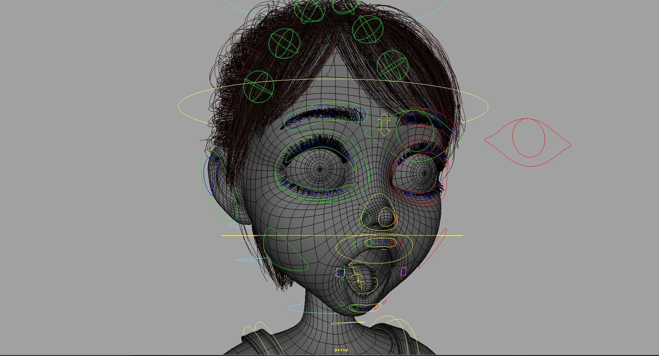 Cartoon Family Rigged V1 3D model_63