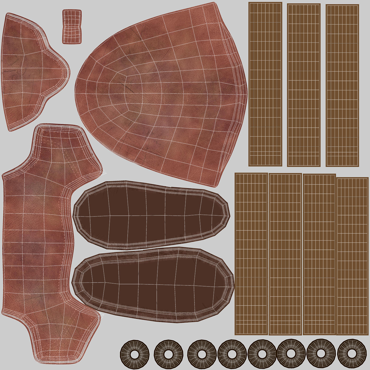 Cartoon Family Rigged V1 3D model_43