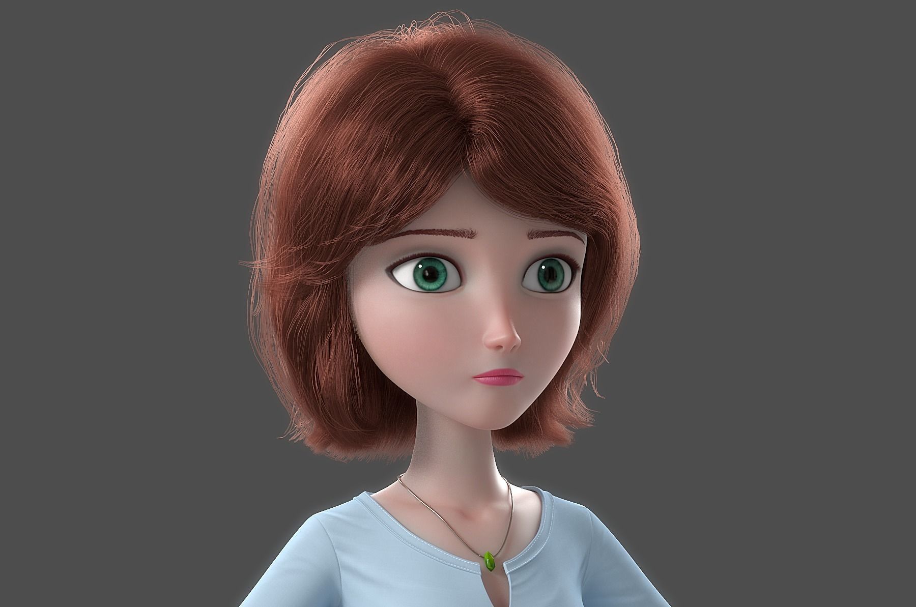 Cartoon Family Rigged V1 3D model_8