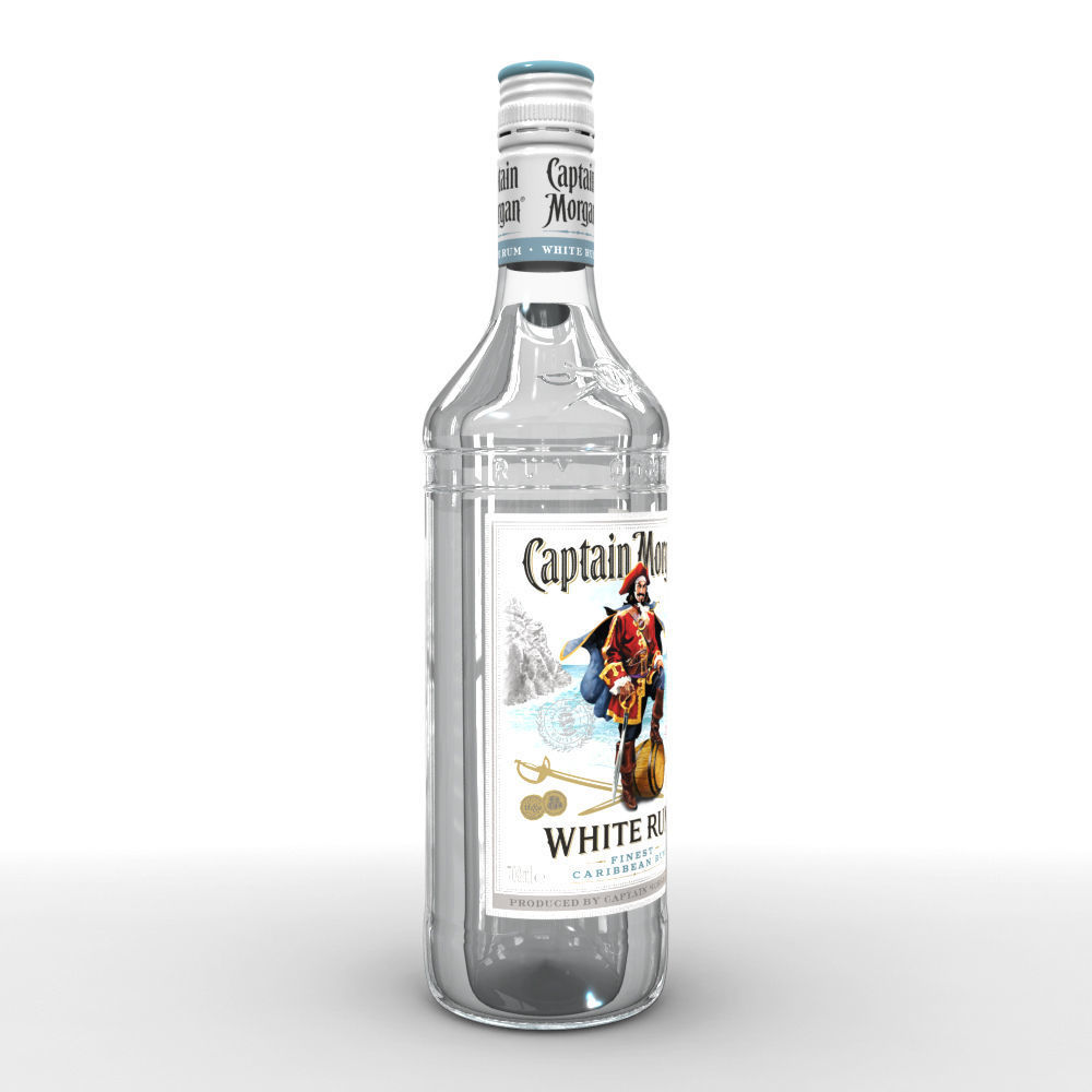 Captain Morgan Bottle Set 3D model_19
