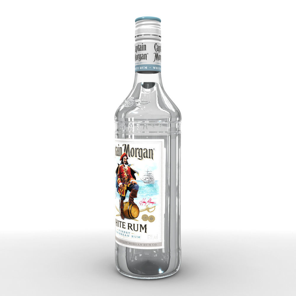 Captain Morgan Bottle Set 3D model_22
