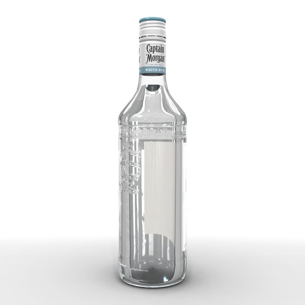 Captain Morgan Bottle Set 3D model_20