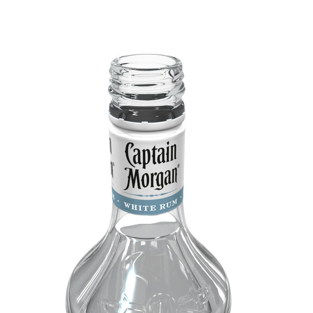 Captain Morgan Bottle Set 3D model_24