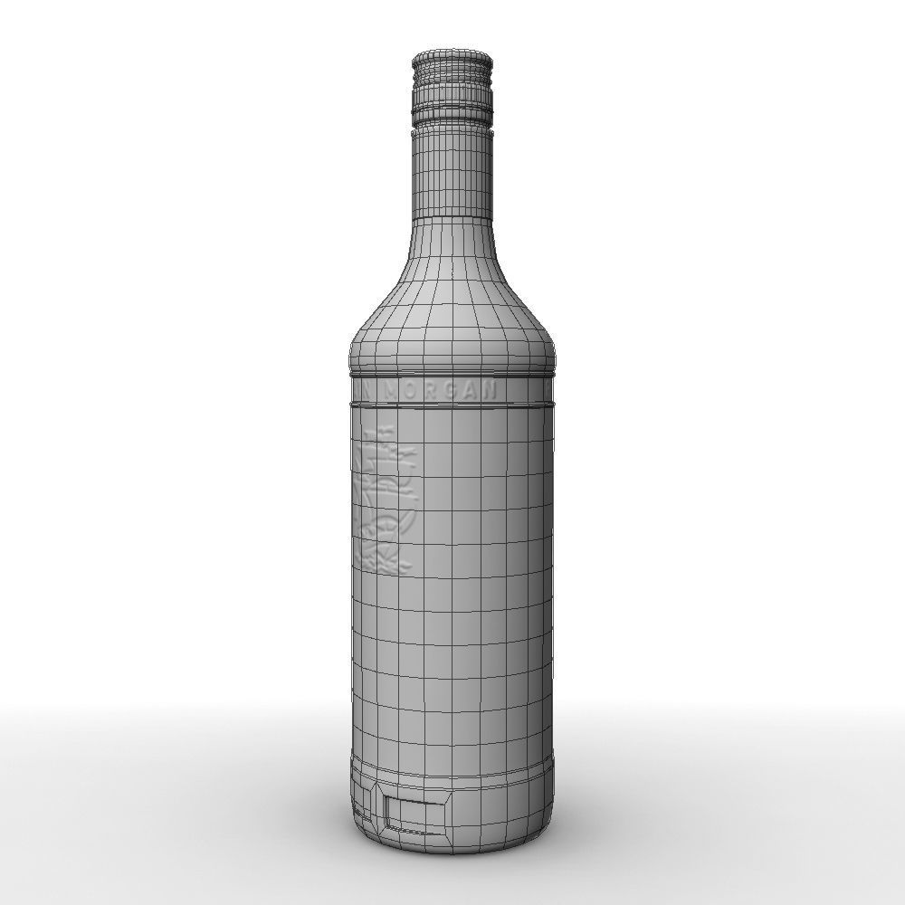 Captain Morgan Bottle Set 3D model_34