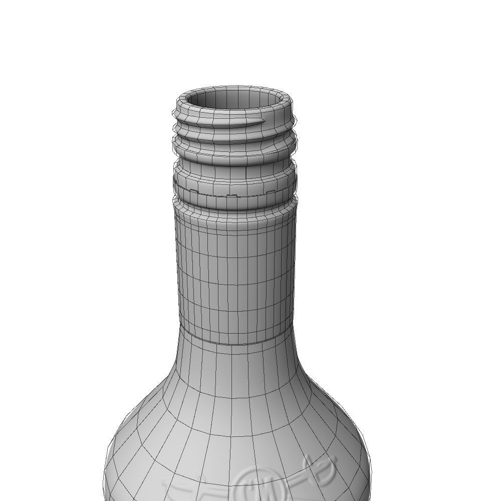 Captain Morgan Bottle Set 3D model_38