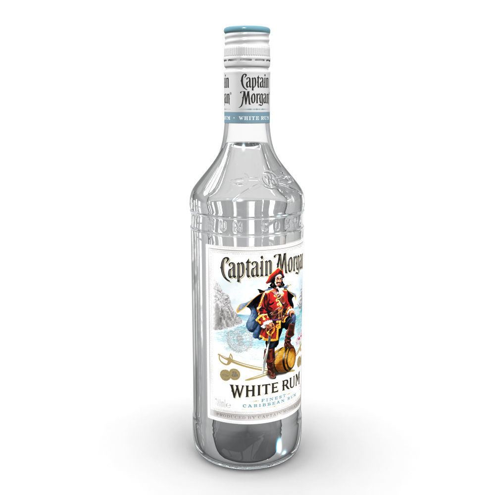 Captain Morgan Bottle Set 3D model_17