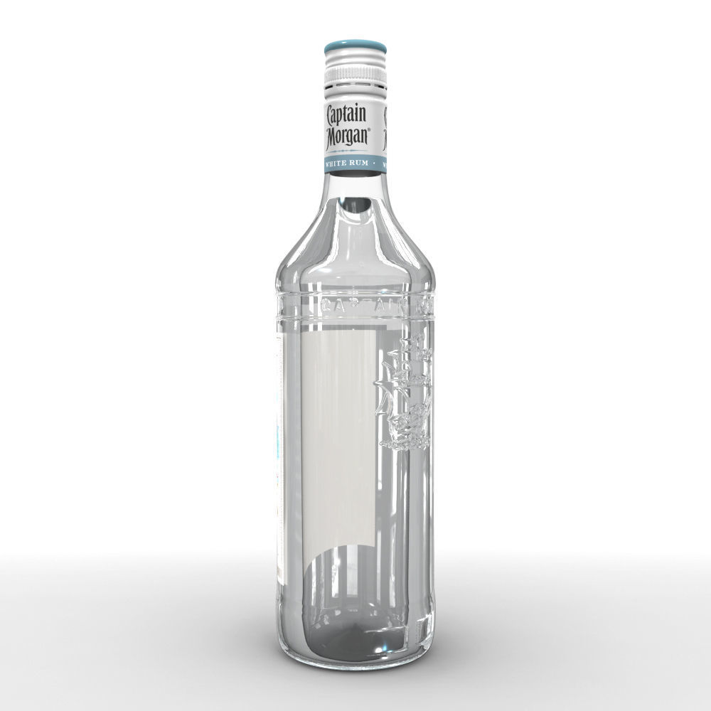 Captain Morgan Bottle Set 3D model_21